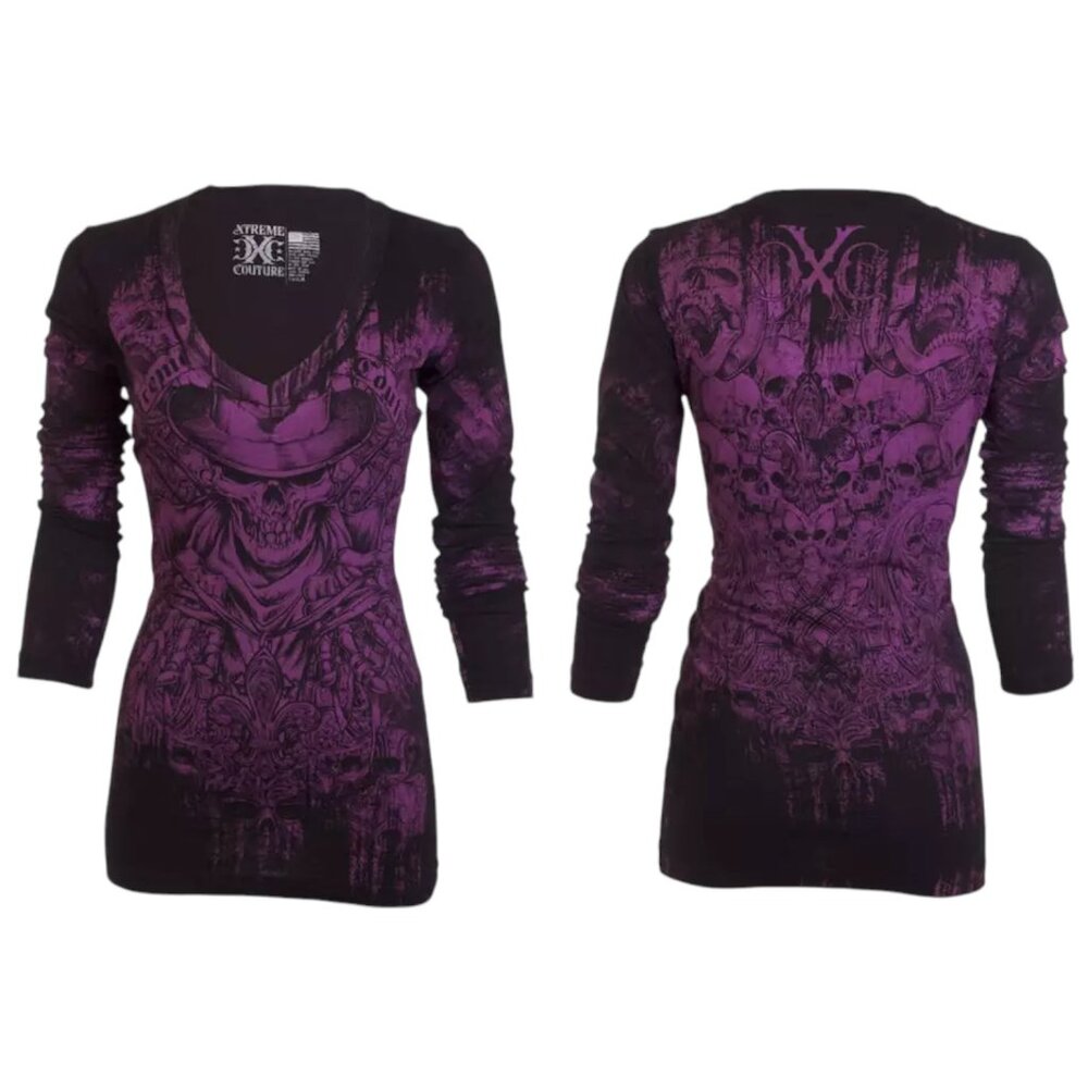 Xtreme Couture by Affliction Women's T-Shirt Offering - Picture 2 of 7